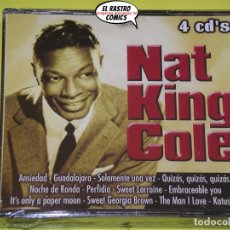 CDs de Música: NAT KING COLE, PRECINTADO, CON 4 CD, RECOPILACIÓN, THE BEST, OFERTA!!. Lote 172297683
