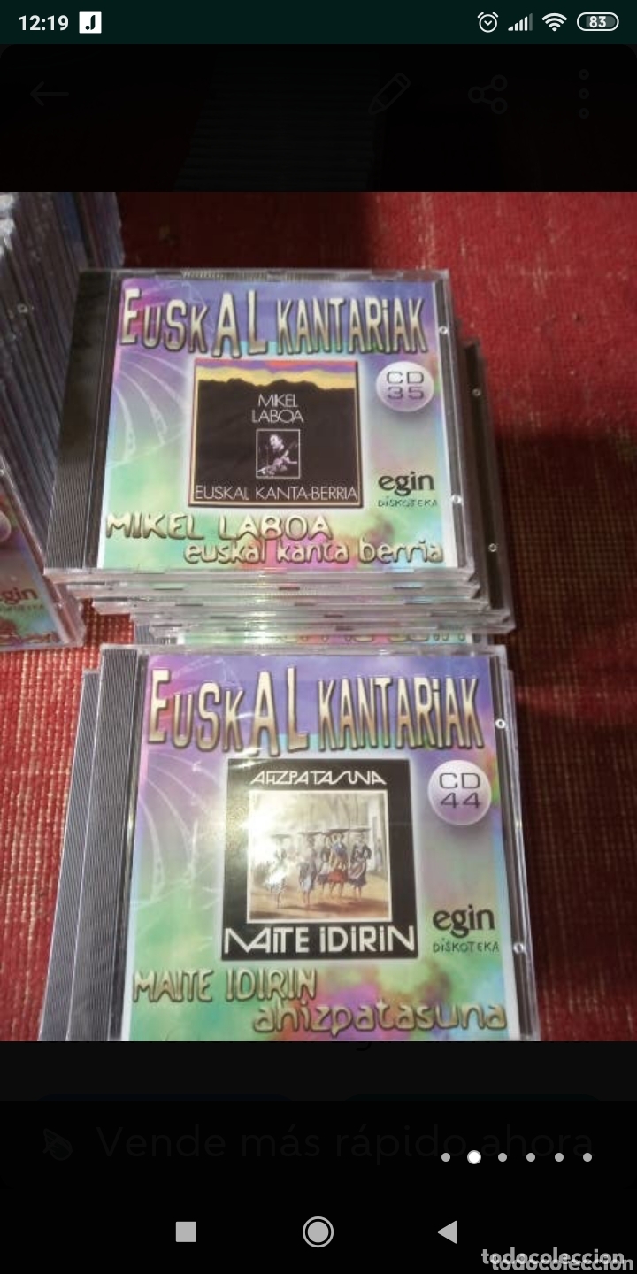 CDs de m&uacute;sica: Euskal kantariak. CDS - Foto 2