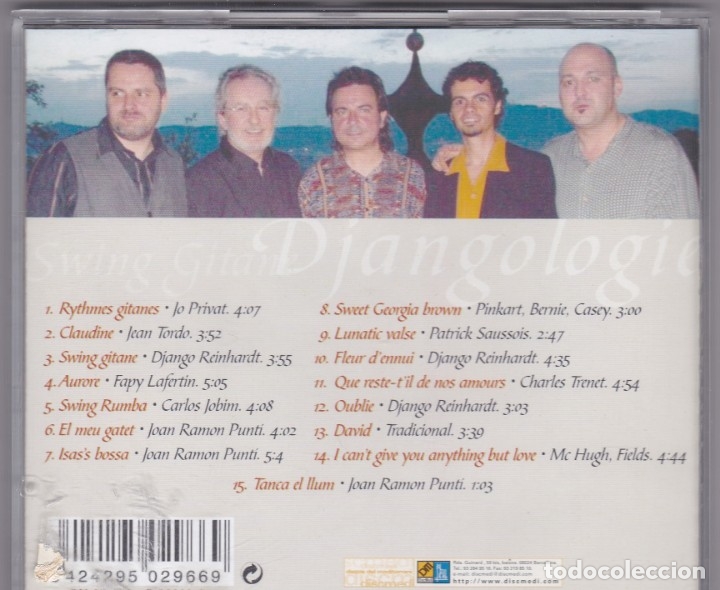 CDs de m&uacute;sica: Djangologie / Swing Gitane - Featuring Walter Malossetti - CD - Foto 2