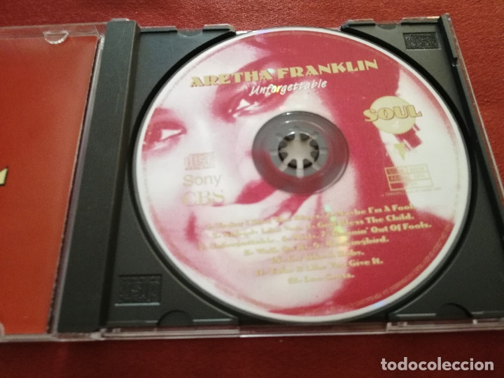 CDs de m&uacute;sica: ARETHA FRANKLIN. UNFORGETTABLE (CD) - Foto 2