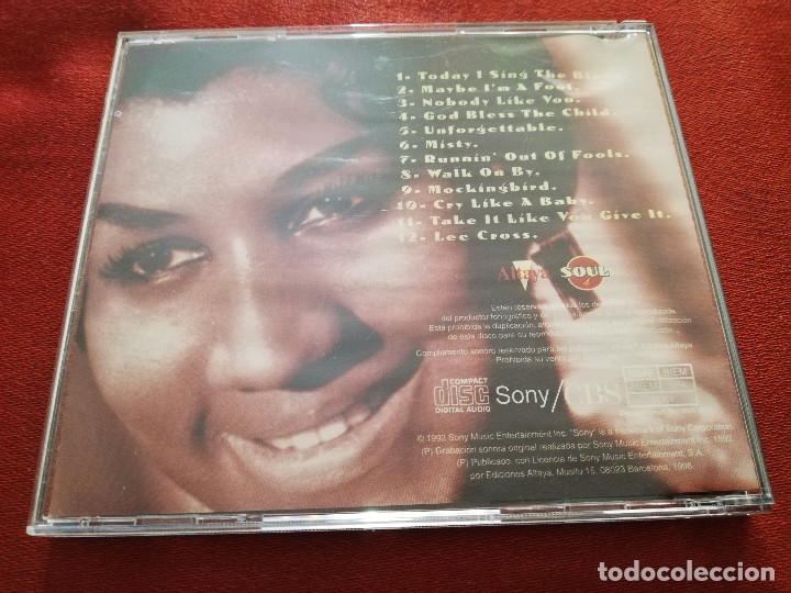 CDs de m&uacute;sica: ARETHA FRANKLIN. UNFORGETTABLE (CD) - Foto 3