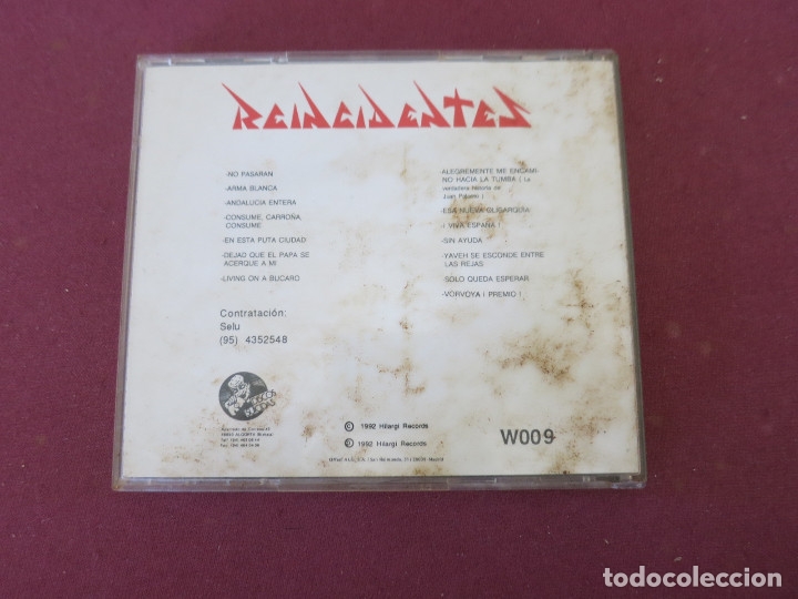 CDs de m&uacute;sica: REINCIDENTES NO PASARAN CD - Foto 2