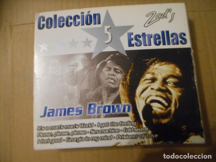 CDs de m&uacute;sica: JAMES BROWN - COLECCION 5 ESTRELLAS . 2CDS - Foto 1