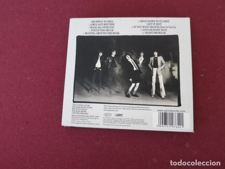 CDs de m&uacute;sica: AC/DC : HIGHWAY TO HELL - CD REMASTERIZADO - Foto 3