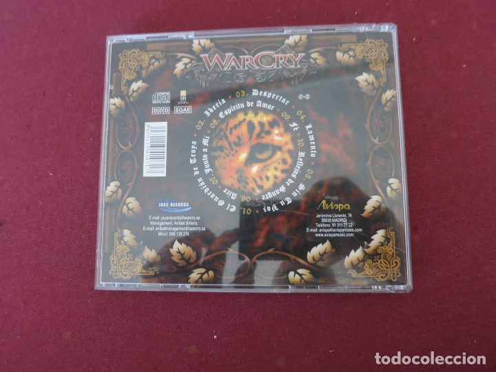 CDs de m&uacute;sica: WARCRY / CD / ALEA JACTA EST - Foto 2