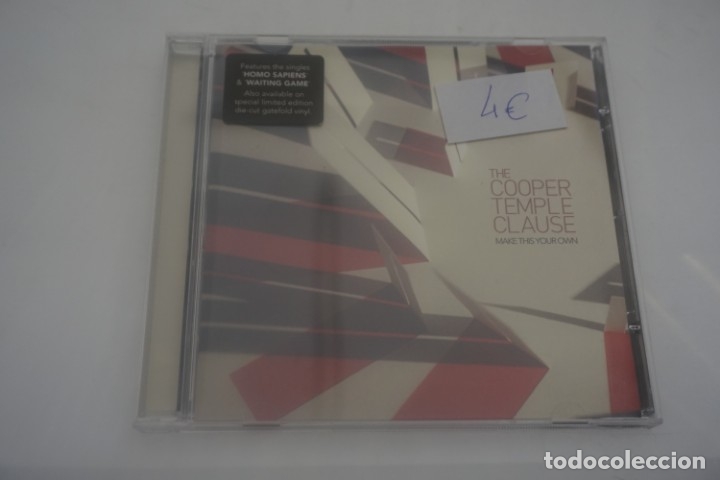 CDs de m&uacute;sica: CD / THE COOPER TEMPLE CLAUSE MAKE THIS YOUR OWN - Foto 1