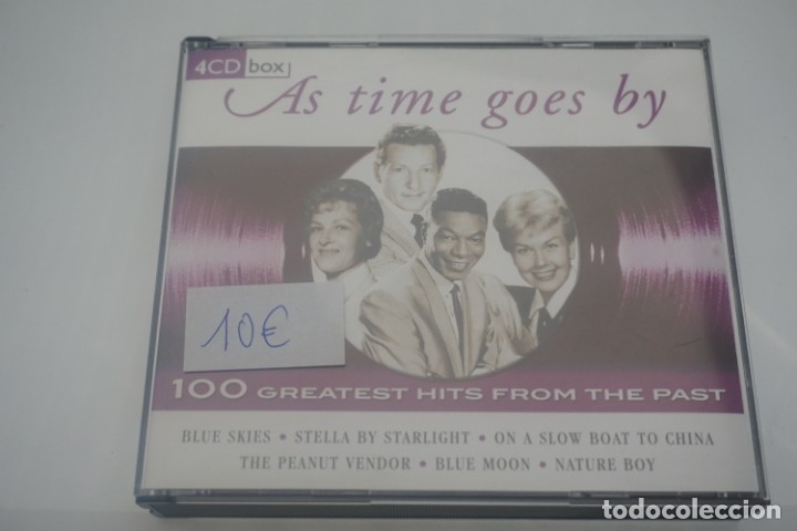 CDs de m&uacute;sica: 4 CD BOX / AS TIME GOES BY - Foto 1