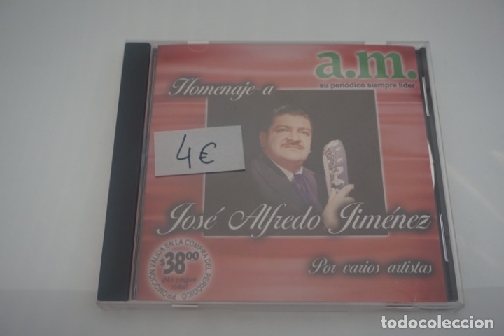 CDs de m&uacute;sica: CD / HOMENAJE A JOSE ALFREDO JIMENEZ - Foto 1