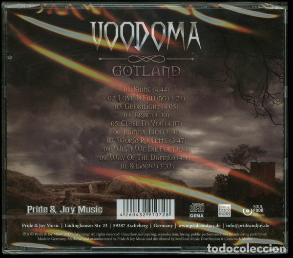 CDs de m&uacute;sica: Voodoma-&ndash; Gotland -HEAVY - Foto 2