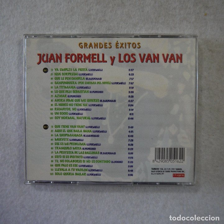 CDs de m&uacute;sica: JOAN FORMELL Y LOS VAN VAN - GRANDES &Eacute;XITOS - 2 CD 1997 - Foto 2