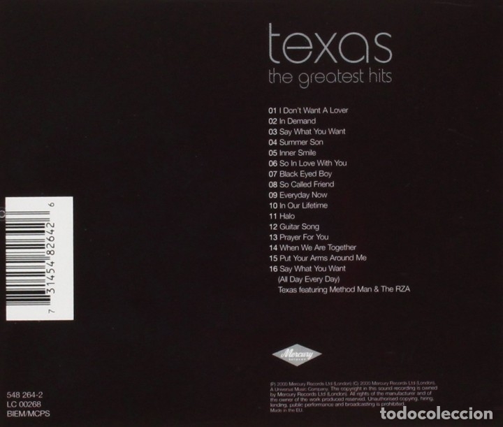 CDs de m&uacute;sica: Texas - The Greatest Hits  - CD - Foto 2