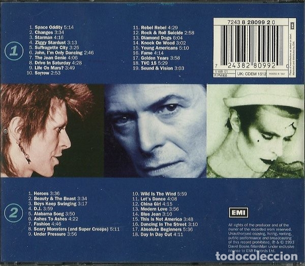 CDs de m&uacute;sica: David Bowie - The Singles Collection  - 2xCD - Foto 2