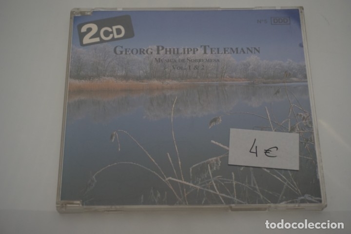 CDs de m&uacute;sica: DOBLE CD / GEORG PHILIPP TELEMANN VOL 1 & 2 - Foto 1