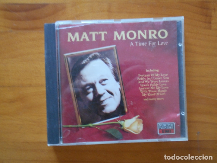 CDs de m&uacute;sica: CD MATT MONRO - A TIME FOR LOVE (DW) - Foto 1
