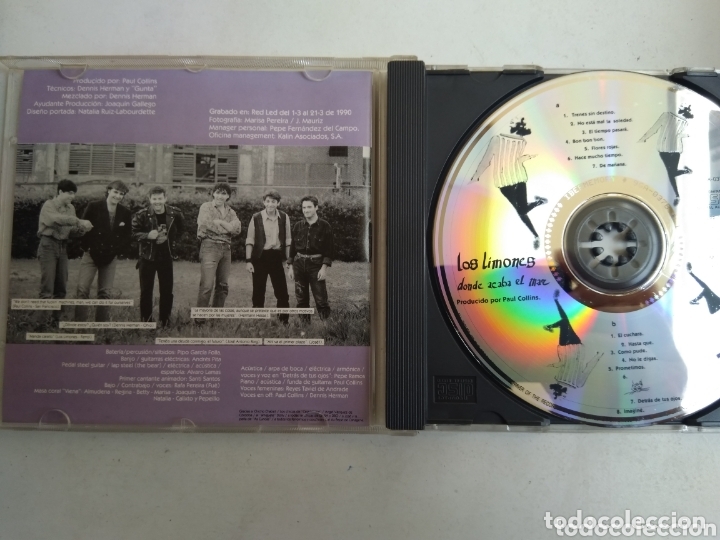 CDs de m&uacute;sica: CD LOS LIMONES/DONDE ACABA EL MAR - Foto 3