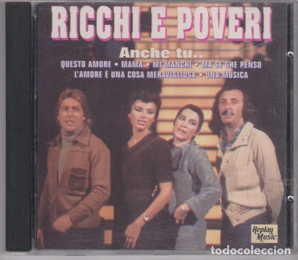 CDs de m&uacute;sica: Richi e Poveri - Anche Tu - CD Recopilatorio - Foto 1