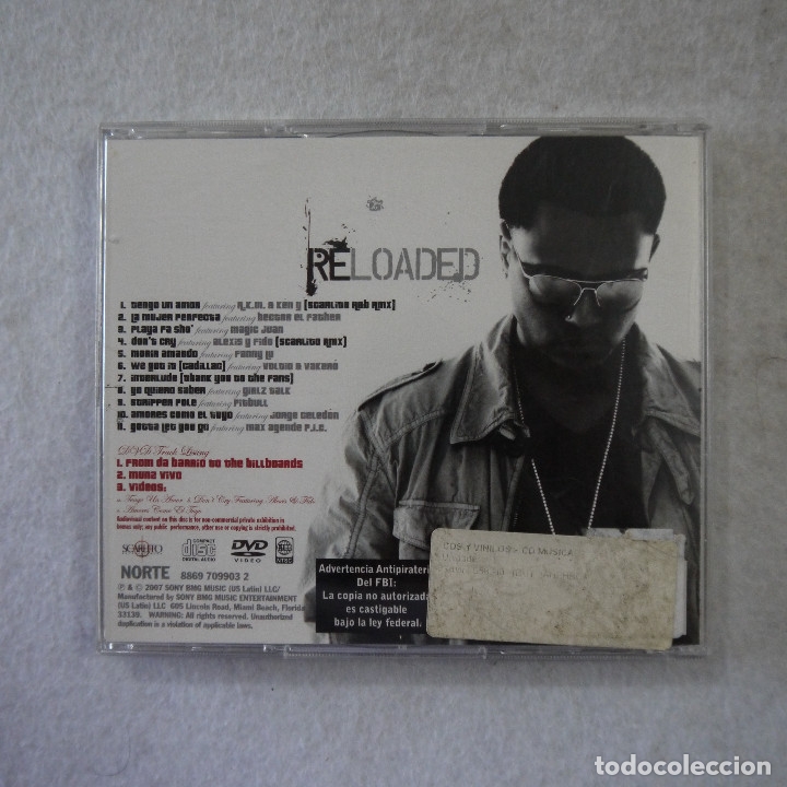 CDs de m&uacute;sica: TOBY LOVE - RELOADED - CD+DVD 2007 - Foto 2