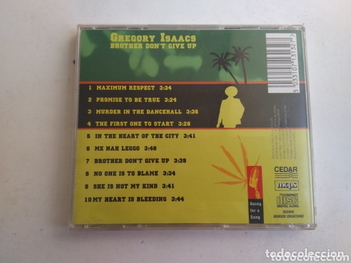CDs de m&uacute;sica: CD GREGORY ISAACS/BROTHER DONT GIVE UP - Foto 3