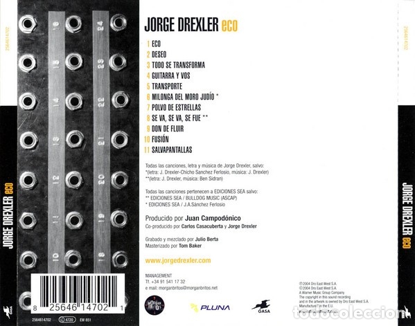 CDs de m&uacute;sica: Jorge Drexler - Eco - CD - Foto 2