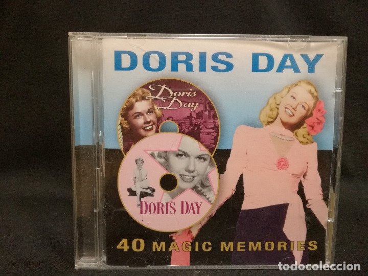 CDs de m&uacute;sica: DOBLE CD - DORIS DAY - 40 MAGIC MEMORIES - Foto 1