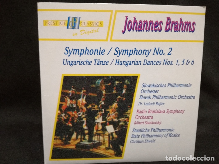 CDs de m&uacute;sica: CD - JOHANNES BRAHMS (FUNDA DE CARTON) - Foto 1