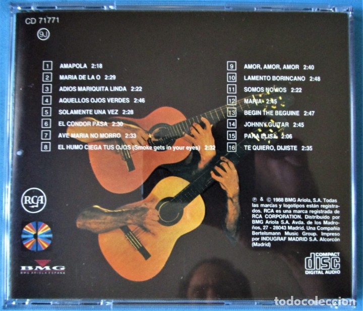 CDs de m&uacute;sica: LO MEJOR DE LOS INDIOS TABAJARAS - 16 &Eacute;XITOS - Foto 3