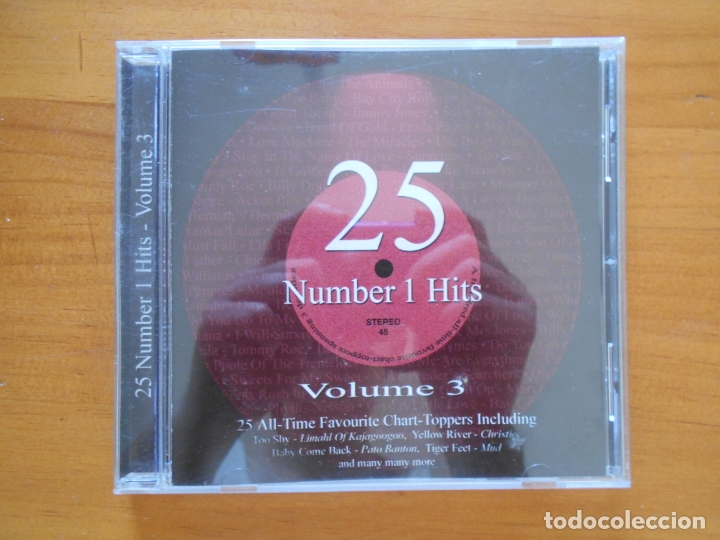 CDs de m&uacute;sica: CD 25 NUMBER 1 HITS - VOLUME 3 (N3) - Foto 1