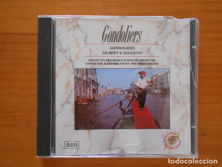 CDs de m&uacute;sica: CD GONDOLIERS - GILBERT &SULLIVAN (M3) - Foto 1
