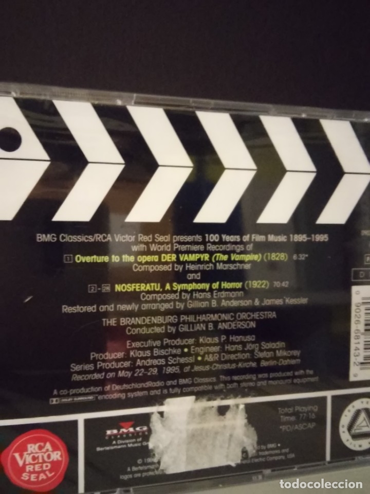 CDs de m&uacute;sica: NOSFERATU -HANS ERDMANN - Foto 2