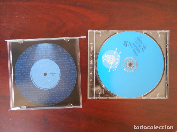 CDs de m&uacute;sica: CD 25 NUMBER 1 HITS - VOLUME 4 (A4) - Foto 2