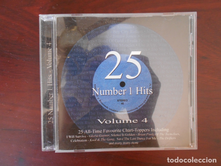 CDs de m&uacute;sica: CD 25 NUMBER 1 HITS - VOLUME 4 (A4) - Foto 1