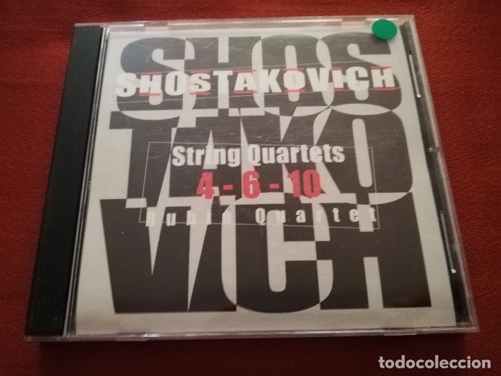 CDs de m&uacute;sica: SHOSTAKOVICH. STRING QUARTETS 4-6-10 (CD) - Foto 1