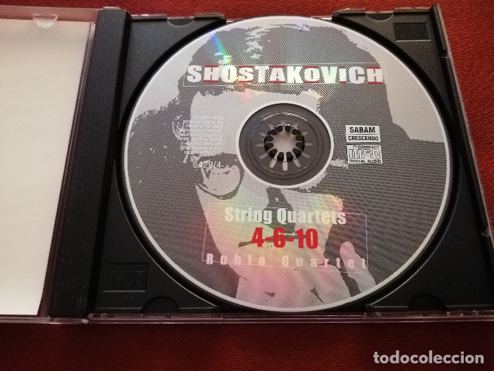 CDs de m&uacute;sica: SHOSTAKOVICH. STRING QUARTETS 4-6-10 (CD) - Foto 2