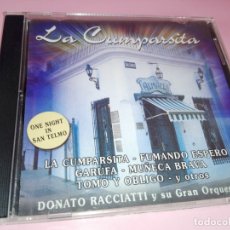 CDs de Música: CD-LA COMPARSITA-DONATO RACCIATTI Y SU GRAN ORQUESTA-ARGENTINO-1999-J.G.M.-MUY BUEN ESTADO-VER FOTOS. Lote 173483293