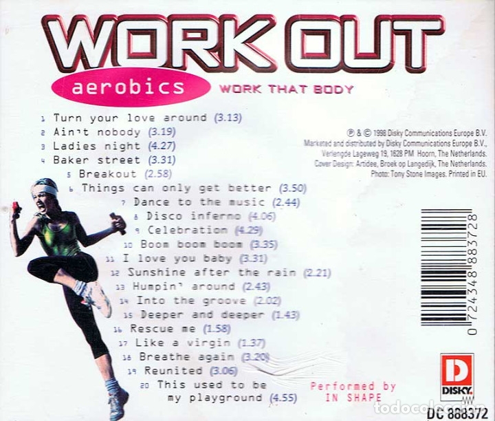 CDs de m&uacute;sica: Work Out - Aerobics. CD. Disky - Foto 2