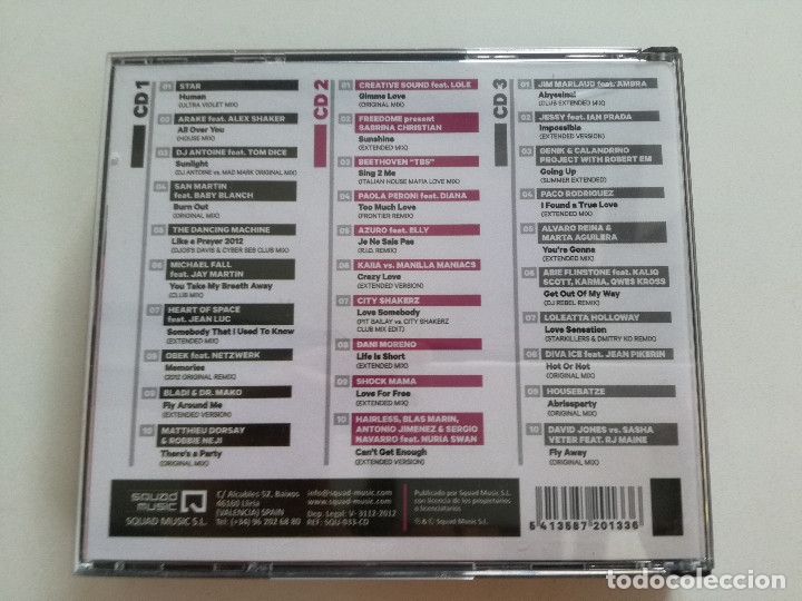 CDs de m&uacute;sica: TOPS N&ordm;1 - TRIPLE CD 2012 - Foto 2