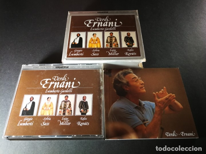 CDs de m&uacute;sica: Verdi. Ernani. Lamberto Gardelli. 3 CDs. - Foto 1