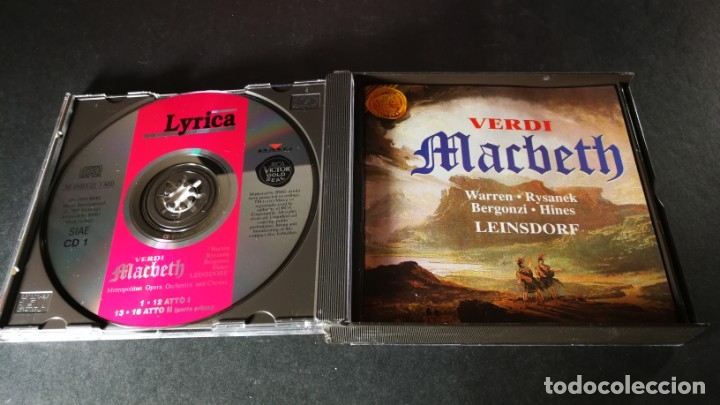 CDs de m&uacute;sica: Verdi: Macbeth. Leinsdorf. 2 CDs. - Foto 2