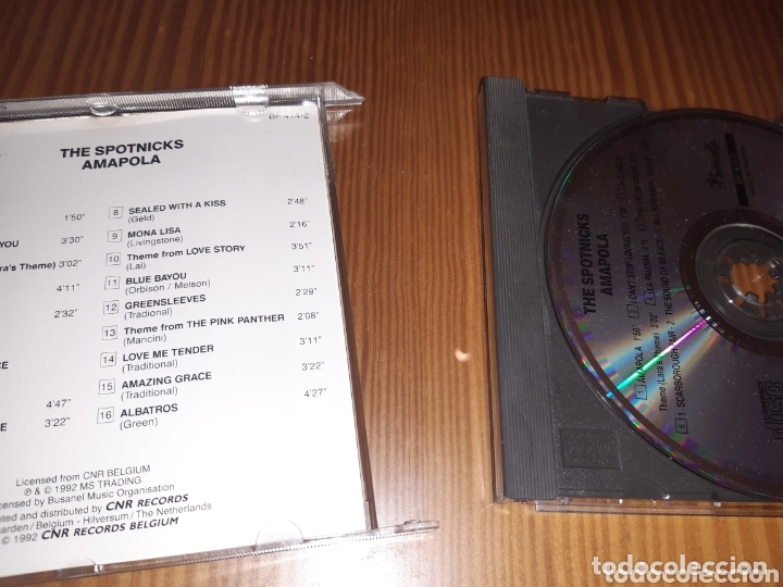 CDs de m&uacute;sica: THE SPOTNICKS,AMAPOLA CD - Foto 2
