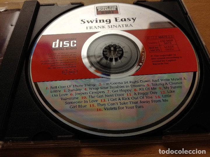 CDs de m&uacute;sica: FRANK SINATRA. SWING EASY (CD) - Foto 2