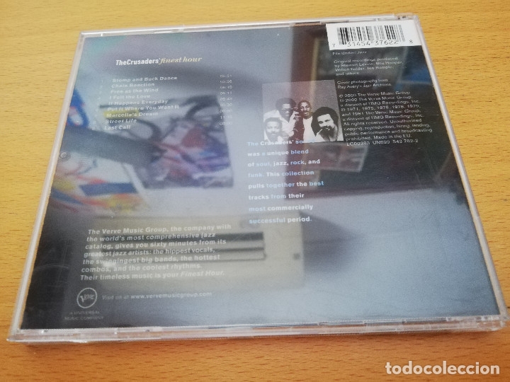 CDs de m&uacute;sica: THE CRUSADERS FINEST HOUR (CD) - Foto 3
