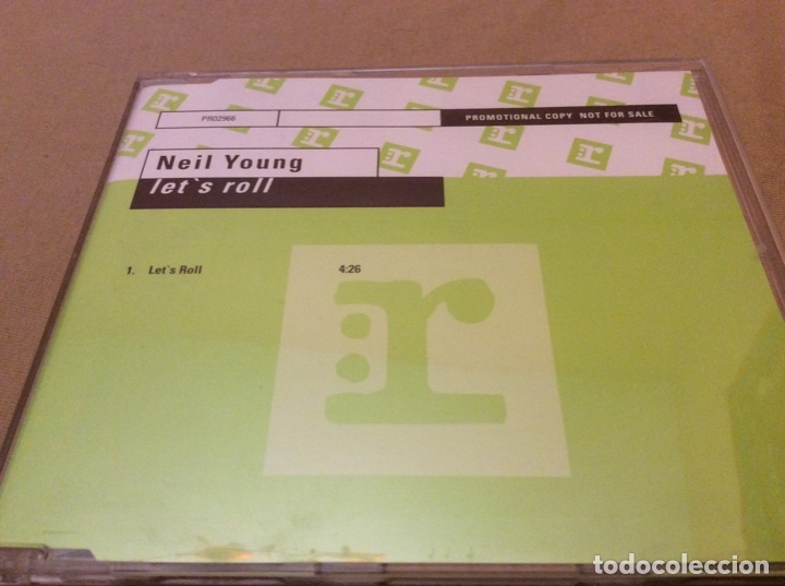 CDs de m&uacute;sica: NEIL YOUNG / Let&acute;s roll (CD Single). Promocional. - Foto 1