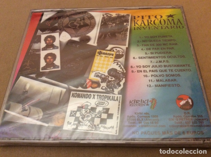 CDs de m&uacute;sica: PITO KARCOMA-INVENTARIO. Precintado. - Foto 2