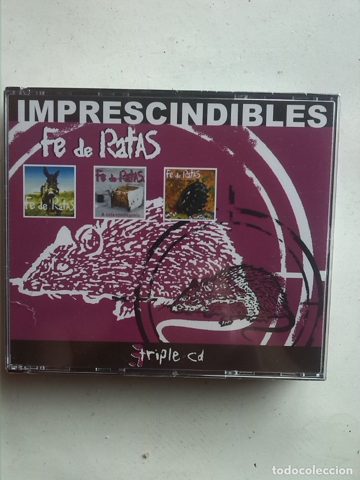CDs de m&uacute;sica: FE DE RATAS IMPRESCINDIBLES 3 CDS - Foto 1