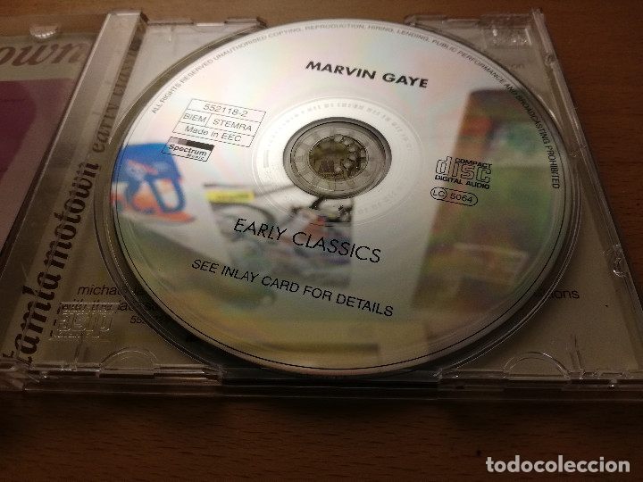 CDs de m&uacute;sica: MARVIN GAYE. EARLY CLASSICS (CD) - Foto 2