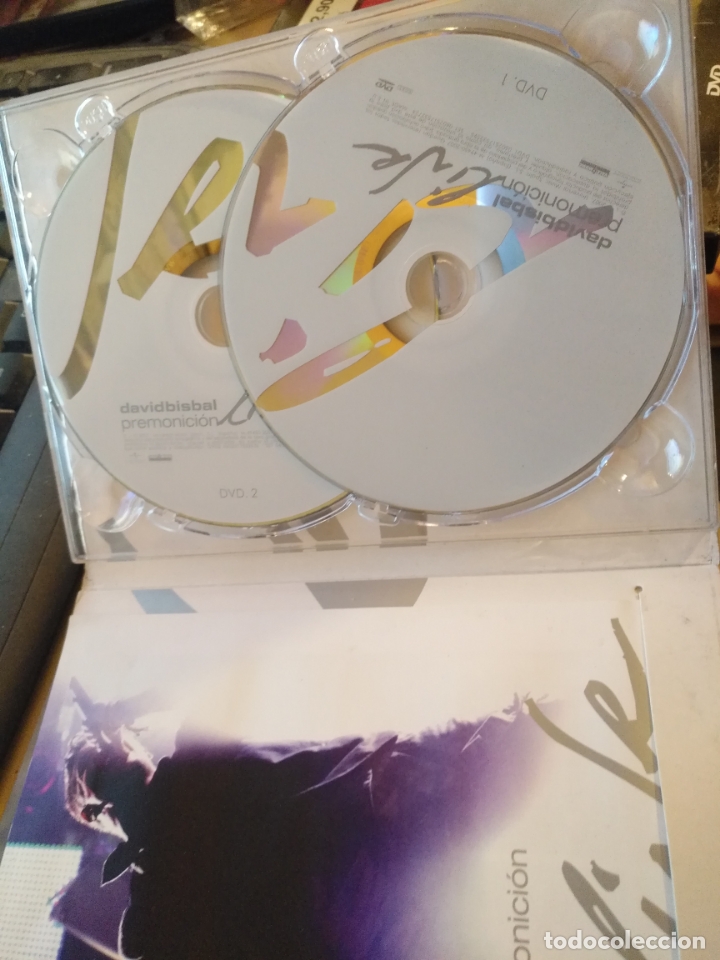 CDs de m&uacute;sica: 2 cds + 2 dvd david Bisbal live premonicion - Foto 3