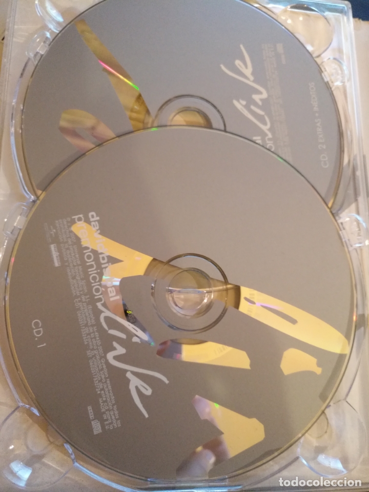 CDs de m&uacute;sica: 2 cds + 2 dvd david Bisbal live premonicion - Foto 4