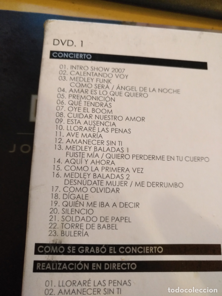 CDs de m&uacute;sica: 2 cds + 2 dvd david Bisbal live premonicion - Foto 5