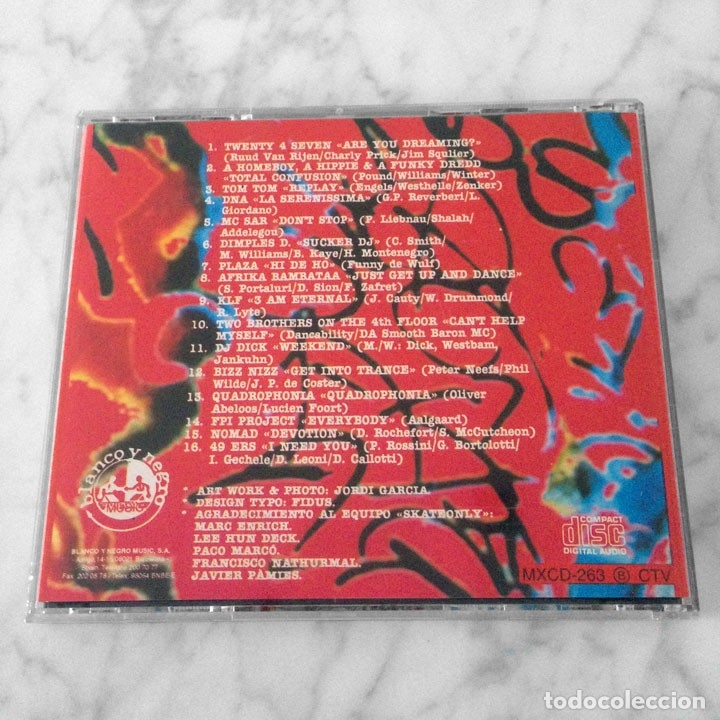 CDs de m&uacute;sica: CD - SKATE BOARD 2 - BLANCO Y NEGRO - 1991 - Foto 2