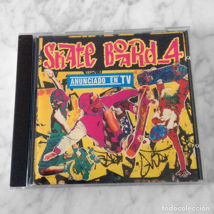 CDs de m&uacute;sica: CD - SKATE BOARD 4 - BLANCO Y NEGRO - 1992 - Foto 1
